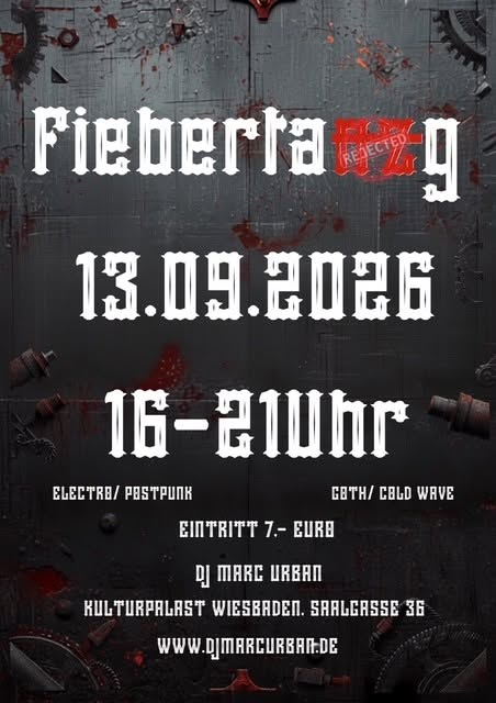 Tags tanzen, nachts schlafen. Das hat sich inzwischen ja bewährt.
Dann klappt das natürlich auch im Kulturpalast.
DJ Marc Urban spielt einen Mix aus Goth-Pop, Electro, Cold Wave, EBM und Post-Punk.
Eintritt: 7,- Eur